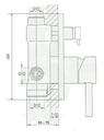 POLETTI - MISCELATORE DOCCIA LINEAR