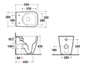 VASO WC DECOR ITALY - MIREA 550X370