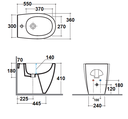 BIDET DECOR ITALY - MIREA 540X370
