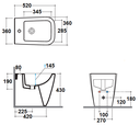 BIDET DECOR ITALY - MIREA 540X370