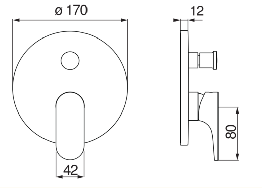 NOBILI - MISCELATORE DOCCIA YOYO