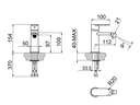 CARIMALI - MISCELATORE BIDET MONOFORO