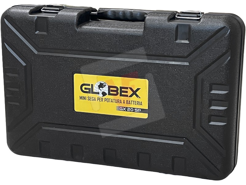 GLOBEX MINI SEGA PER POTATURA GX 20 SP CON 2 BATTERIE A LITIO 18V-4,0AH