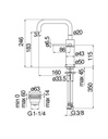 NOBILI - MISCELATORE LAVABO VELIS