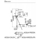 NOBILI - MISCELATORE BIDET SAND