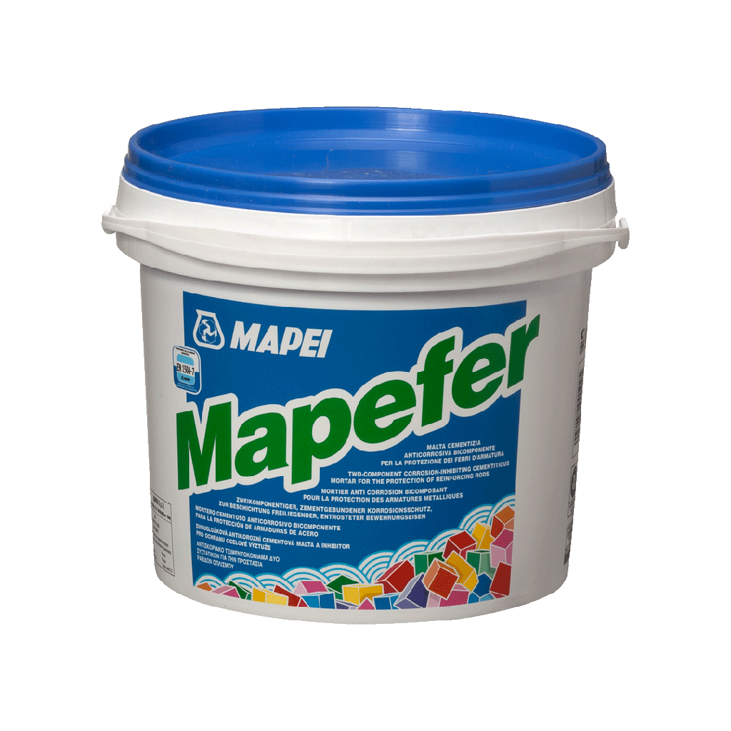 Mapefer malta cementizia anticorrosiva bicomponente per la protezione dei ferri d'armatura 2kg