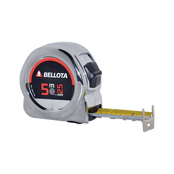 FLESSOMETRO MT 5X25MM GUSCIO CROMATO