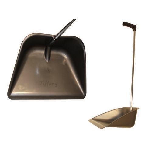 PALETTA PER IMMONDIZIA CON MANICO CROMATO CM.39 HL.75