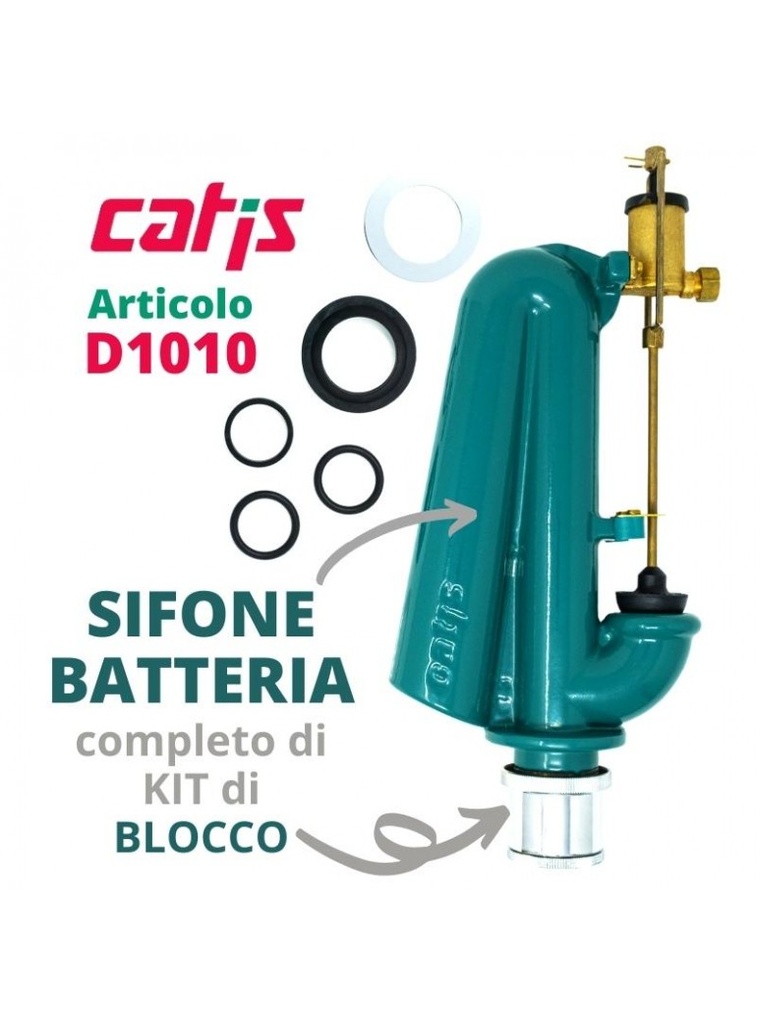 BATTERIA SCARICO WC S/PULSANTE