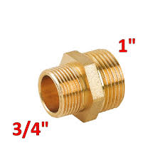 NIPLES RIDOTTO 3/4 X 1 IN OTTONE