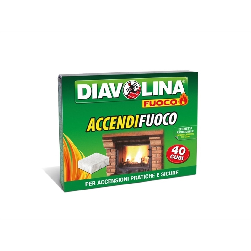 ACCENDIFUOCO DIAVOLINA 40 CUBI