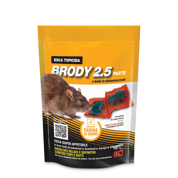 ESCA TOPICIDA FRESCA BRODY 2.5 150 G ROSSO FAR GRANO