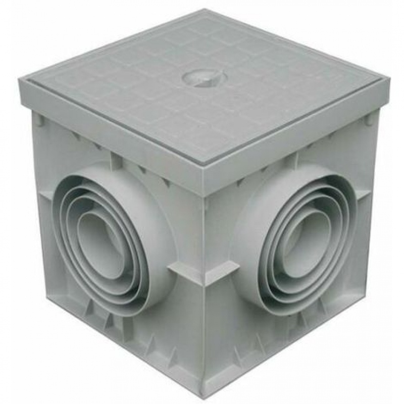 POZZETTO PVC 55x55 C/COPERCHIO