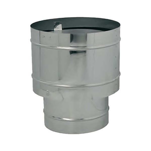 FUMAIOLO A CAPPELLO INOX 30X30 ANTIVENTO - ATT.MASCHIO