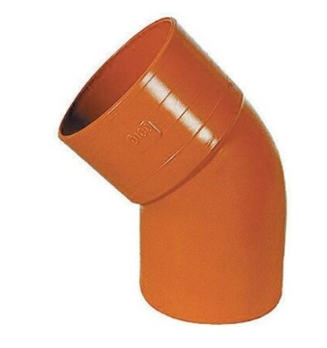 CURVA 45° PVC ROSSA D.250
