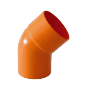 CURVA 45° PVC ROSSA D.100