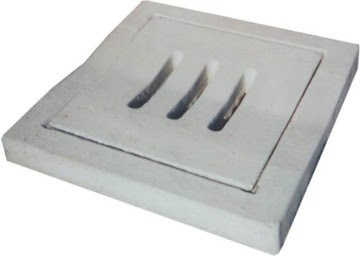 COPERCHI GRIGLIATI X POZZETTI CEMENTO 25x25