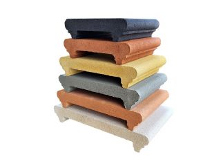 TESTA X COPRIMURO GOLD NERO - MURO DA 20CM