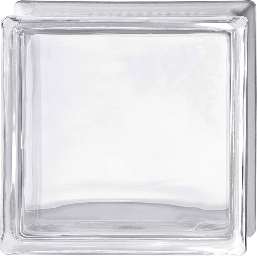 VETROMATTONE TRASPARENTE CM. 19X19X8