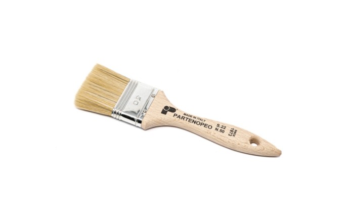 TRIPLA SETOLA BIONDA M/LEGNO PIENO N.50