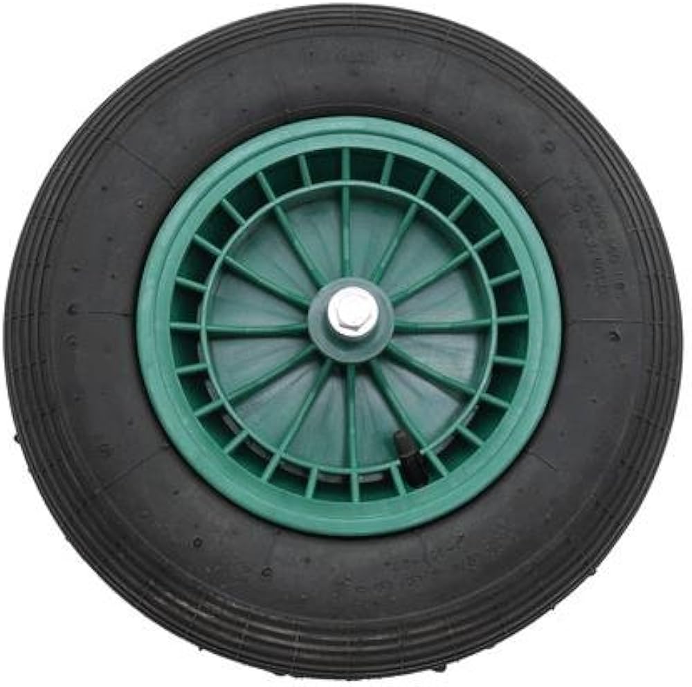 RUOTA PNEUMATICA DISCO PVC X CARRIOLA VASCA PVC - MM 400X100