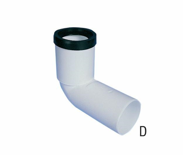 B CURVA WC PROLUG. DN 90-90'