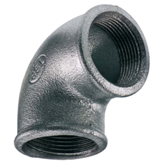 GOMITO F/F 90° 1" ZINCATO