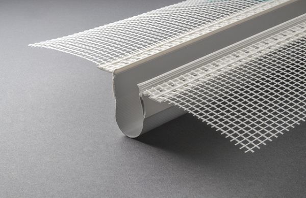 PROFILO DILATAZIONE LINEARE IN PVC CON RETE CM.250
