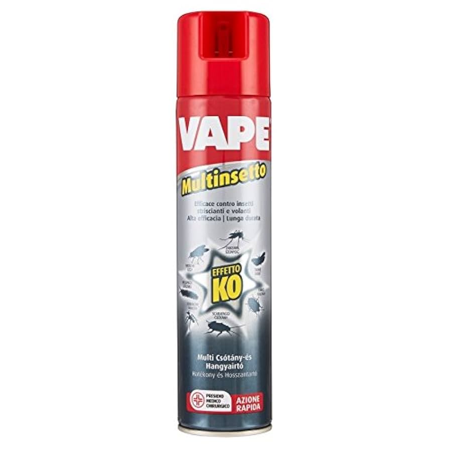 INSETTICIDA SPRAY MULTINSETTO ML400 "EFFETTO KO" - VAPE