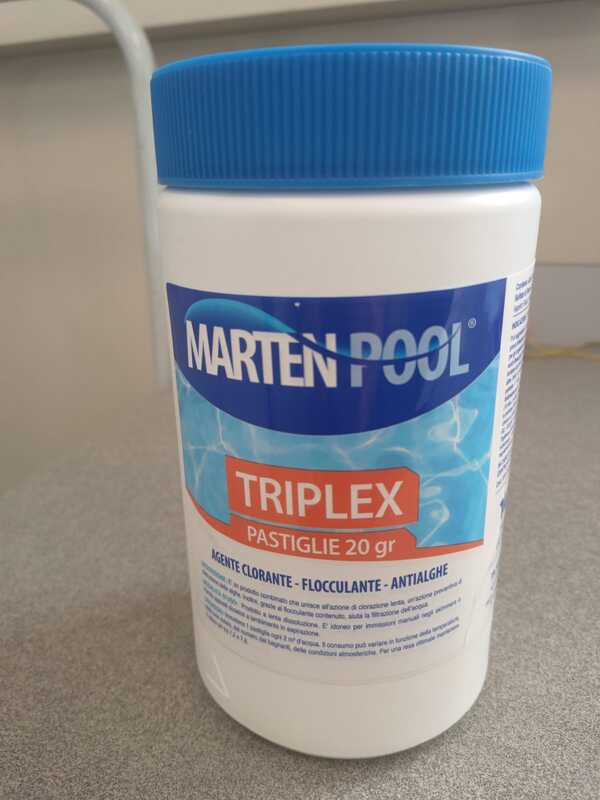 PASTIGLIE TRIPLEX KG 1 SOLUBILI DA GR.20 - X PISCINE
