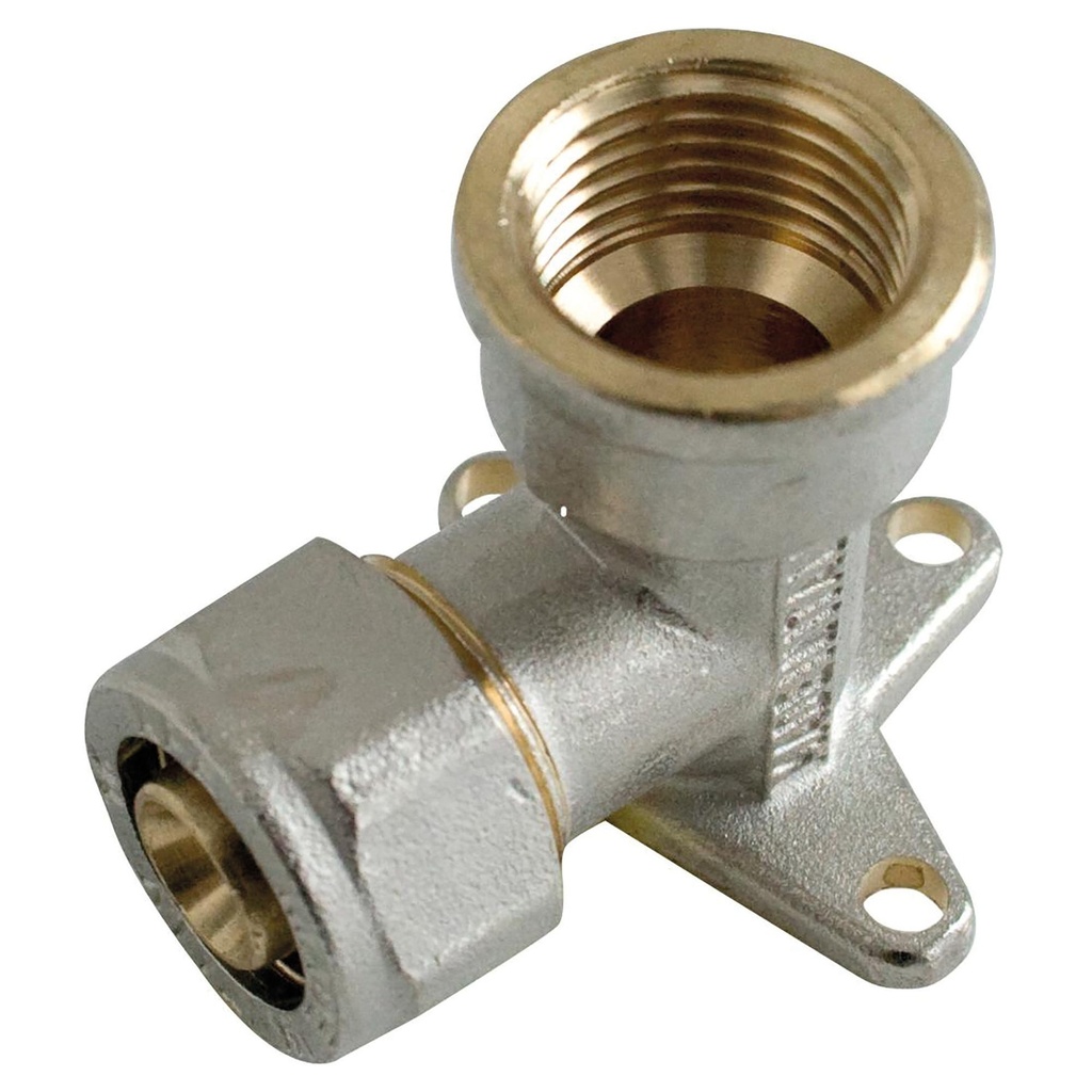 GOMITO CON FLANGIA 1/2"X16 MULTISTRATO