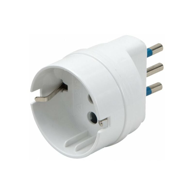 ADATTATORE SPINA 10 A 2 P + T/PRESA DI SICUREZZA