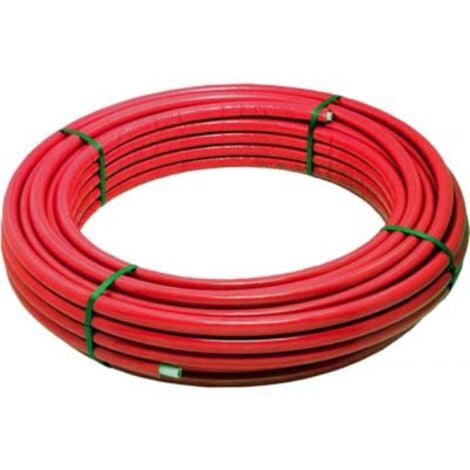 ISOCLIMA TUBO MULTISTRATO RIVESTITO 26X3 MT.25 ROSSO