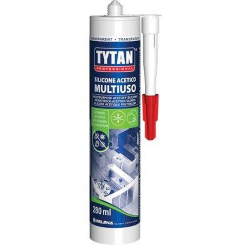 SILICONE ACETICO UNIVERSALE MULTIUSO ML.280 - TRASPARENTE