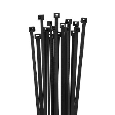 FASCETTA DI CABLAGGIO 100 PZ. COL.NERO MM.280X4,5