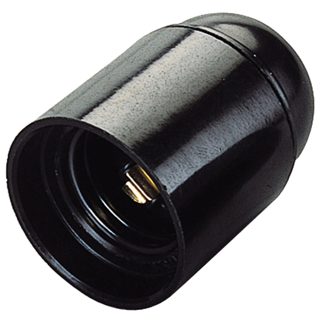 PORTALAMPADE NERO E27