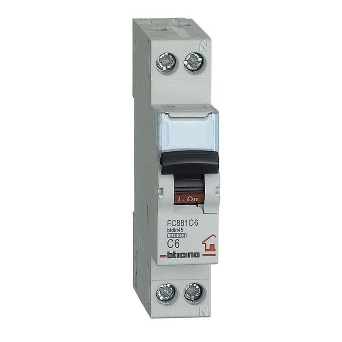 BTDIN45 - MAGNETOT C10 1P+N 1M 4500A