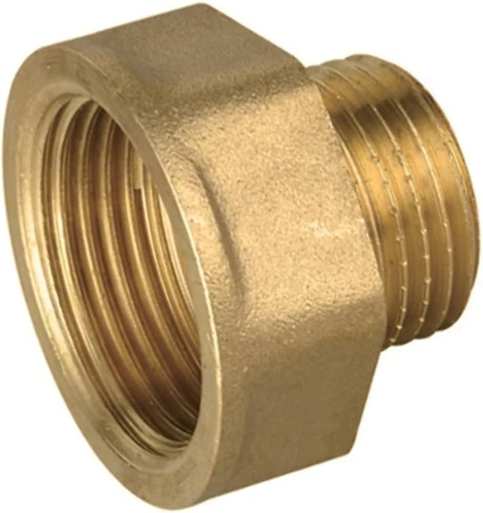 PROLUNGA RIDOTTA OTTONE GIALLO 1"X1/2"