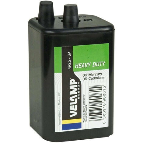 BATTERIA 6V P/LAMPEGGIANTE CANTIERE