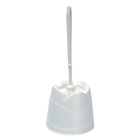 PORTA SCOPINO C/SCOPINO TULIPANO COLORE BIANCO