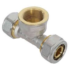 TEE FEMMINA CENTRALE 3/4"X20 MULTISTRATO