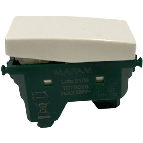 PULSANTE UNIPOLARE 16AX250V