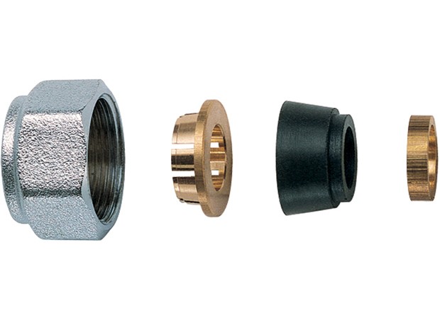 KIT RACCORDO PER TUBO RAME D.14