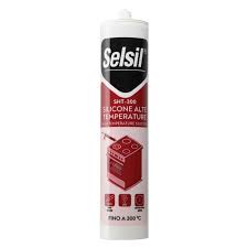 SILICONE ACETICO ALTE TEMPERATURE - ROSSO ML.310