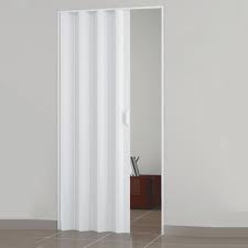 PORTA A SOFFIETTO 82X210 BIANCO SP.9MM - MAN.ABS + MAGNETE
