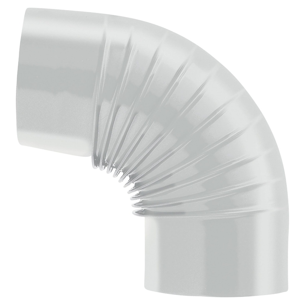 GOMITO SMALTATO 90° CLASSIC D.120MM - COLORE BIANCO