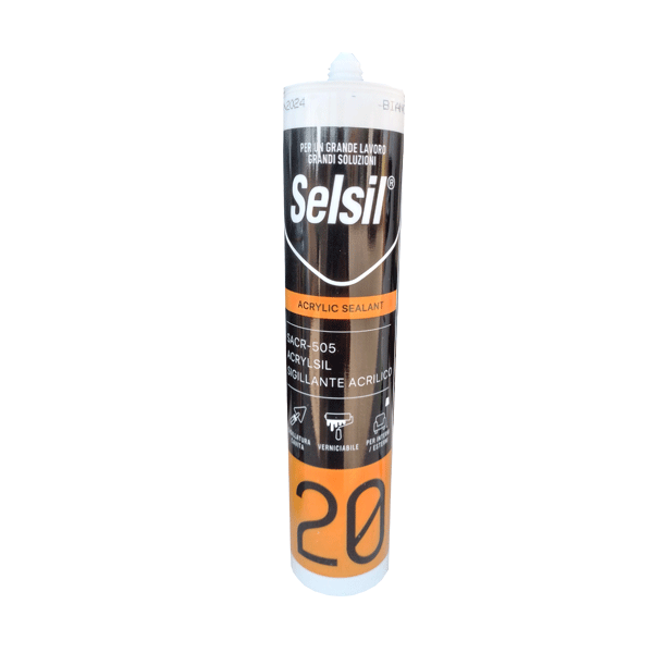 SILICONE ACRILICO BIANCO ML.310