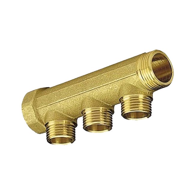 COLLETTORE 3/4"X3 VIE GIALLO