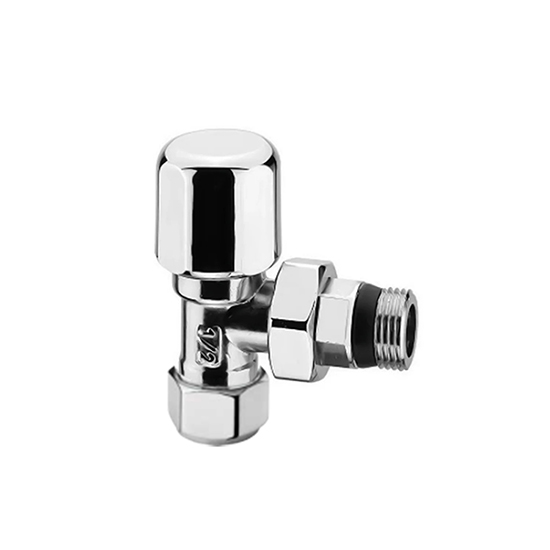 VALVOLA 1/2" TERMOARREDO CROMO HS + CALOTTA CROMO