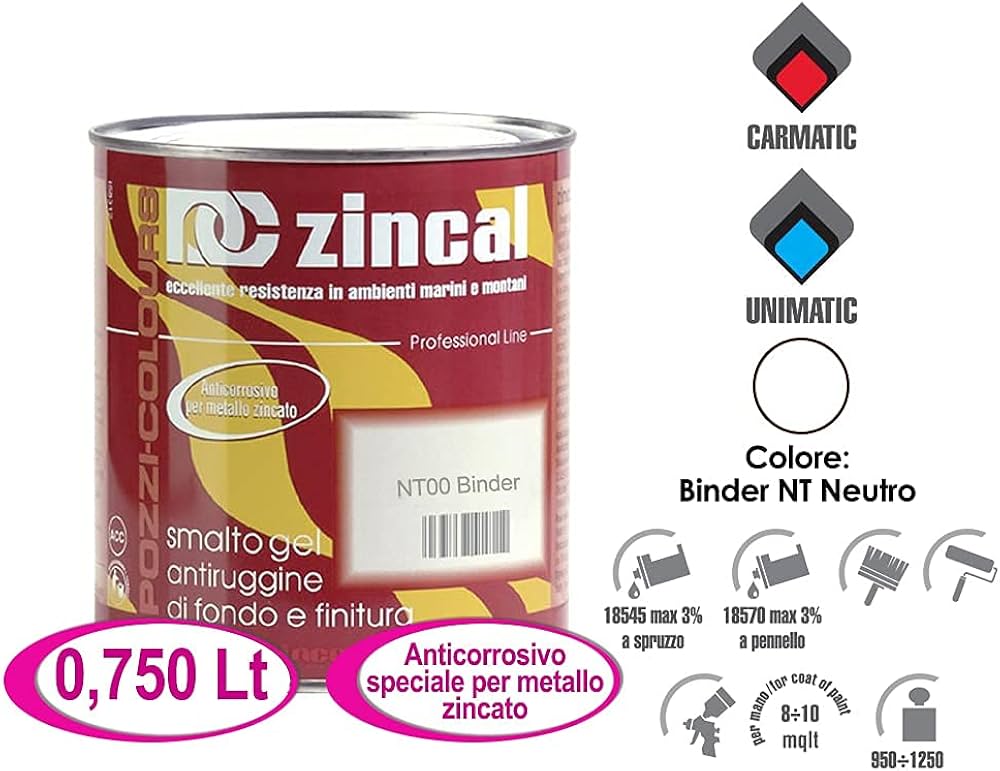 SMALTO GEL ZINCAL GRIGIO MEDIO